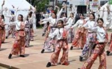 北九州市「黒崎よさこい祭り」開幕　5月17日まで、100団体の2000人参加