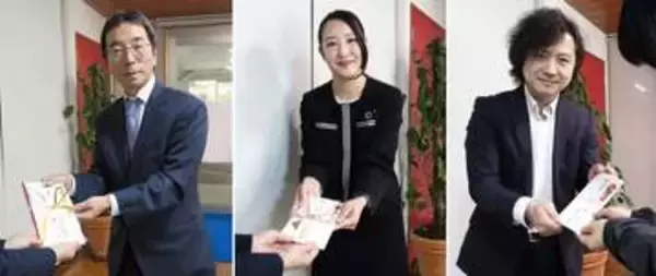 福岡・飯塚市内の2企業と1団体が車いすテニス大会の協賛金寄付