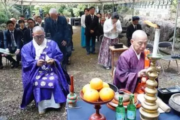 ［熊本県］戦時中死亡の労働者悼む　中国・朝鮮人合同慰霊祭　荒尾市の正法寺