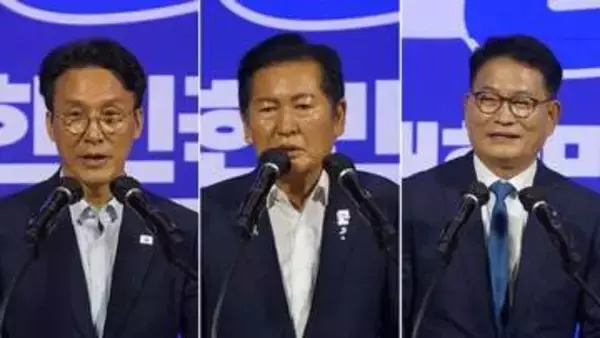 韓国与党代表選が本格化　前首相と前代表ら3人に絞る