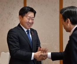 韓国・済州島の知事が福岡市でPR　定期便の復活を受け