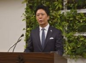福岡市・高島市長「副首都取りに行く」　改めて意欲、服部知事とも一致