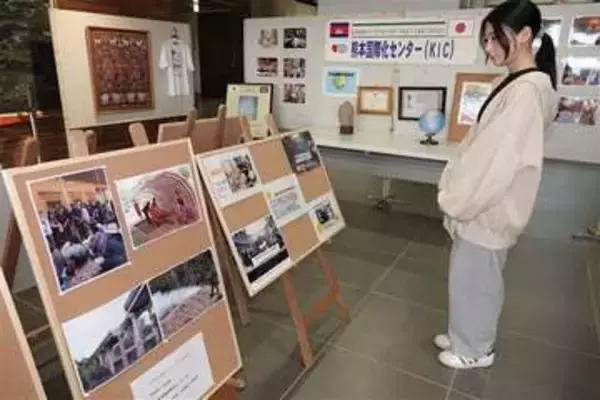 熊本・玉名市役所でカンボジアの「今」伝える写真展　4月8日まで