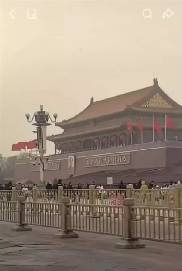 最強黄砂が九州飛来　23日にかけて、中国では交通に影響