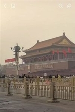 最強黄砂、22日夜にも九州飛来　23日にかけて、中国では交通に影響