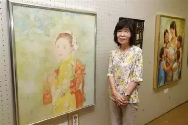 孫娘描く　寺田さんに大賞　熊本・荒尾美術協会　7月19日まで会員展