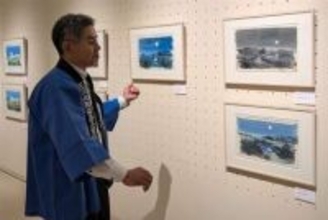 ［長崎県］名作アニメ　背景画ずらり　椋尾篁さん作品展　故郷の佐世保で初開催　「銀河鉄道999」「母をたずねて三千里」…原画など170点