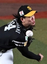 ソフトバンクホークス上茶谷が8勝目　粘投の6回2失点