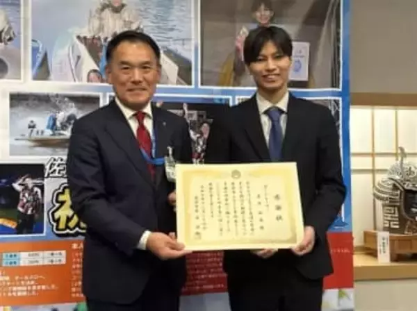 ［佐賀県］ボートレーサー末永和也選手　SG初V「先輩方のおかげ」　唐津出身、峰市長を訪問