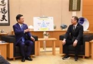 ［佐賀県］SVリーグ大河チェアマン　「オールスター戦　佐賀も有力候補」　知事と意見交換