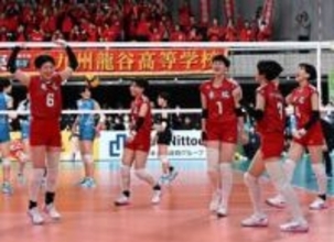 【全日本高校バレー】東九州龍谷が16強入り　2戦連続ストレート勝ち