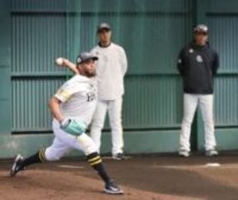 【春季キャンプ】ソフトバンクホークスのヘルナンデスが初ブルペン「すごく良かった」　体重125キロから10キロ減