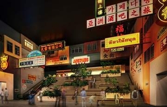 福岡空港国内線、新複合施設の名称「タビジア」に　国内最大級のアジア料理フロア開設、就航先の人気店など44店