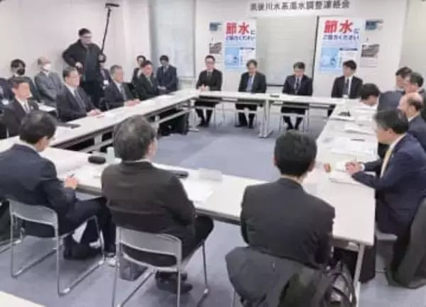 「減圧給水」、福岡・古賀市や粕屋町など14市町に拡大　14日から筑後川水系の取水制限強化