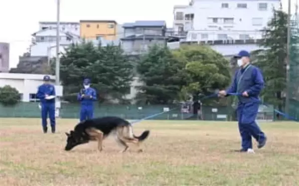 嘱託警察犬に11匹合格　長崎県警が審査会　行方不明者捜索など