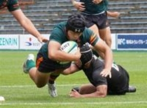 東福岡が初戦圧勝　サニックスラグビーが開幕