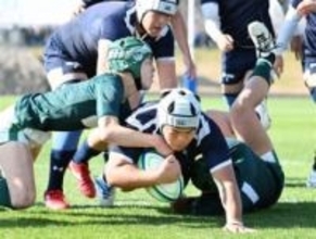 大分東明が圧倒11トライ　全国高校ラグビー