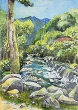 大牟田美術展、前期が開催　洋画・彫刻、写真、日本画の126点　10月25日まで