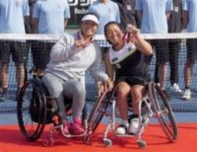 飯塚国際車いすテニス　上地結衣2年ぶり女子複V　単決勝は大谷桃子との日本人対決へ