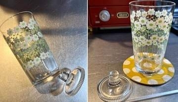 愛用のグラスが割れた結果… ⇒〝まさかの有様〟に8万いいねの大反響「逆に愛着わく」「最初分からなかった」