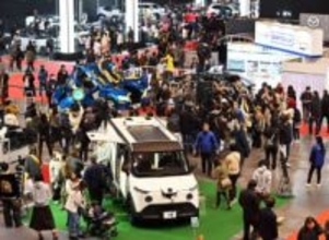 モビリティショー福岡が開幕　新型車や試作車250台、伝説のポケモンも