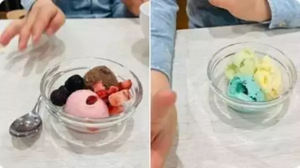 5歳長男「お皿にいれた！」盛り付けたデザート…　〝大人顔負け〟の仕上がりに驚きの声が続々