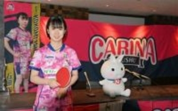 14歳石田心美「まずは1勝を目指す」　Tリーグ女子の九州と契約更新