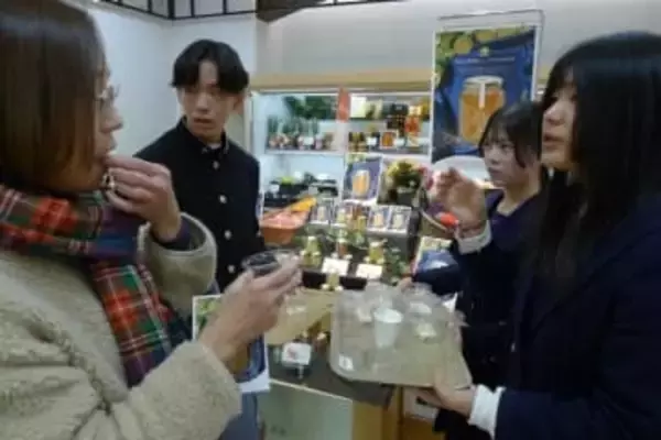 ［大分県］特産ナシでジャム開発　日田三隈高生「紅茶」など3種