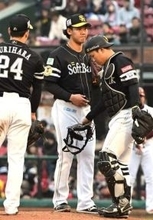 ソフトバンクホークスの稲川は苦い初登板　登録抹消、2軍で再調整へ