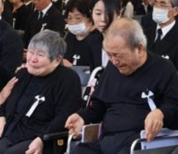 ［熊本県］「母思い出した」　胎児性患者が涙　長井さんと加賀田さん