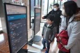 ［長崎県］九電長崎ビル開放　路線バス待合所に　運行情報モニターを設置