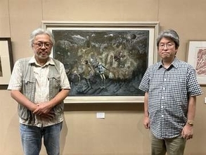 「安元グレー」魂込め　福岡・嘉麻市の織田廣喜美術館で絵画作品など70点展示　8月16日まで