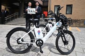 「水素自転車」を地域の足に　長崎・時津町が来月から実証実験　公務や学校の教材に活用