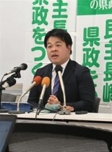 ［長崎県］「石木ダム計画中止訴える」　「最低賃金上げ人口減防ぐ」　知事選、筒井氏が出馬会見