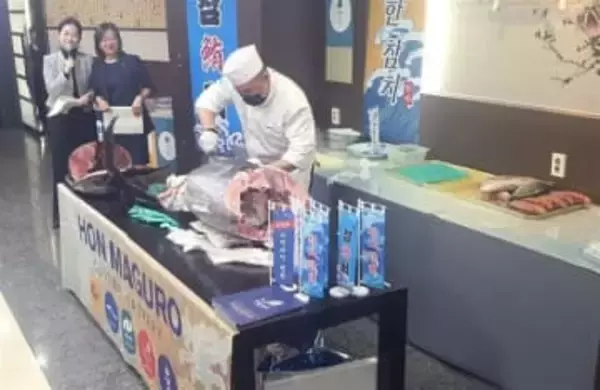 ［長崎県］養殖マグロ　韓国で売り込み　県がフェア　冷凍せず輸出検討