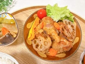 オーブンで簡単♡カリッと美味しい『揚げない唐揚げ』
