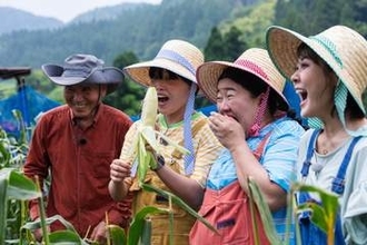ガンバレルーヤがレア夏野菜を収穫！「美人の湯」や「おばあのカフェ」も満喫♪｜兵庫県新温泉町