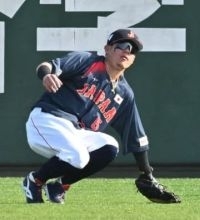 昨年は二塁でGG賞…　侍ジャパンの〝万能侍〟ソフトバンク牧原大成が中堅でスーパープレー！【壮行試合】
