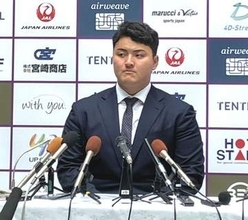 佐々木麟太郎の決断はマーリンズ！　故郷岩手で進路表明　ソフトバンクから1位指名に感謝も初志貫徹、夢への挑戦選択