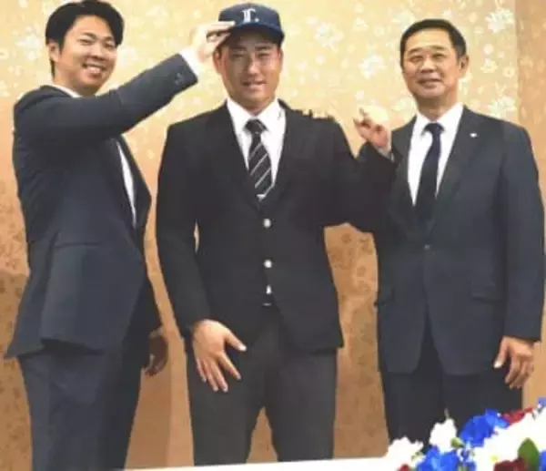 西武ドラフト2位の岩城颯空が仮契約「最終的にはチームのエースになりたい」