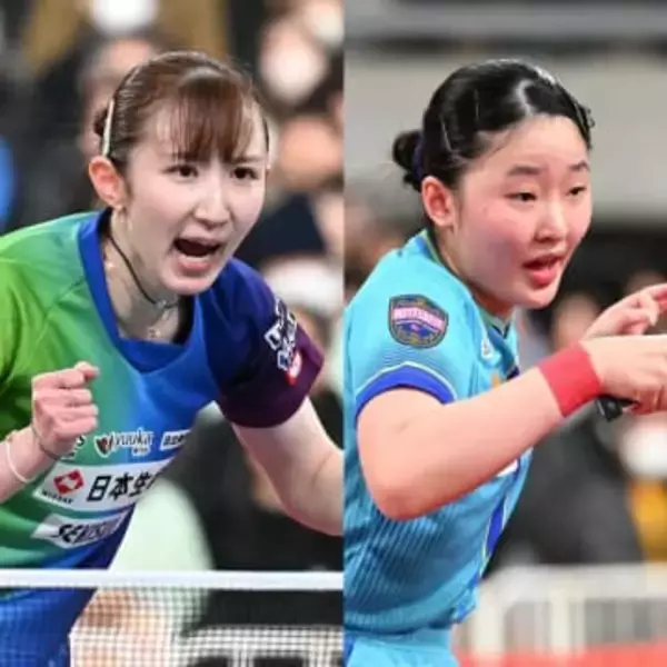 女子シングルス決勝カードは3年連続、V4目指す早田ひな―悲願の初日本一目指す張本美和【卓球全日本選手権】