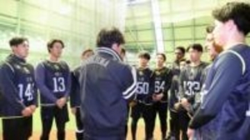 ソフトバンク2位の稲川竜汰が城島CBOの言葉に刺激「結果が全ての厳しい世界」15日からの第3クールでブルペン入り予定
