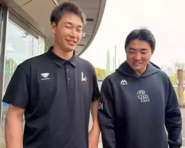 韓国SSG武田翔太が古巣ソフトバンク選手と再会　「見に来てください。北海道よりは近いので」　古巣ファンに渡韓呼びかけ