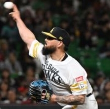 ソフトバンク、ロベルト・オスナが今年初実戦で無失点投球　無死二、三塁のピンチ背負うも…最速154キロ