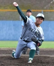 「ハートが強く、球に力がある」　西南学院大の1年生右腕、デビュー戦で連勝に貢献　監督の青写真は【九州六大学野球】
