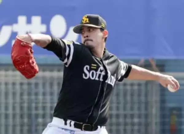 圧巻投球に同僚も「ごっつかった」メキシコ代表のソフトバンク育成左腕　紅白戦で2回2K無失点、MAX154キロで大ブレークの予感