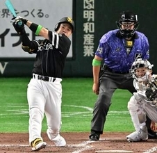 【オールスター】ソフトバンク近藤健介が中堅フェンス直撃の適時二塁打　約半月ぶりの守備で好捕も披露
