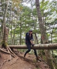 「山には文春が来ない」〝ガチすぎる〟雪山挑戦、元櫻坂46モデル渡辺梨加の登山ショットに反響「熊と遭難だけには気を付けて」