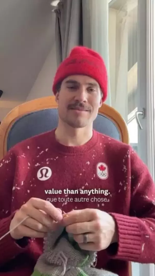 「ミラノはニットオリンピックだ!」〝編み物〟大ブーム〝ニット・インフルエンサー〟を目指す選手も「仲間で編み物って素敵!」「編み物はリラックスと集中」などの声