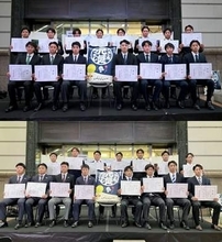 「秋はもっと良い成績を」「投手としてレベルを上げて…」九州六大学野球と福岡六大学野球が合同表彰式　両リーグMVPが決意